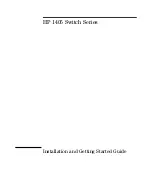 Preview for 3 page of HP 1405-5 Installation And Getting Started Manual