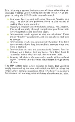 Preview for 27 page of HP 25 Owner'S Handbook Manual