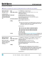 Preview for 12 page of HP 2915 series Specifications