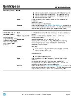 Preview for 13 page of HP 2915 series Specifications