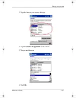 Preview for 37 page of HP 311324-001 -  iPAQ Pocket PC H1910 Reference Manual