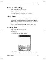 Preview for 61 page of HP 311324-001 -  iPAQ Pocket PC H1910 Reference Manual