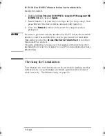 Preview for 16 page of HP 3C905C-TX Installation Manual