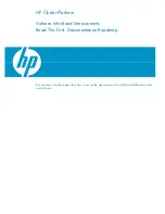 HP 409366-B21 - Voltaire DDR Switch Read This First Manual preview