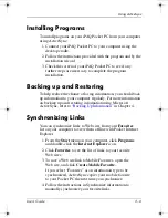 Preview for 24 page of HP 4355 - iPAQ Pocket PC User Manual