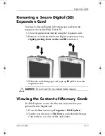 Preview for 73 page of HP 4355 - iPAQ Pocket PC User Manual