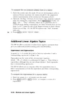 Preview for 184 page of HP 48G  - 48G Graphing Calculator User Manual