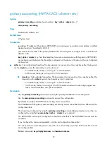 Preview for 89 page of HP 5120 SI Series Command Reference Manual