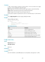 Preview for 211 page of HP 5120 SI Series Command Reference Manual