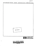 Preview for 3 page of HP 6205C Operating And Service Manual