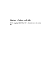 HP 8000f - Elite Ultra-slim Desktop PC Hardware Reference Manual preview