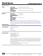 Preview for 12 page of HP 8530p - EliteBook - Core 2 Duo 2.4 GHz Specifications