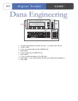 HP 9100C Digital Sender User Manual preview