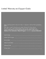 Preview for 3 page of HP A6700f - Pavilion - 4 GB RAM Support Manual