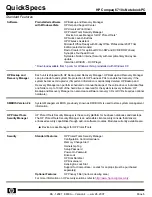 Preview for 6 page of HP Compaq 6710s Specification