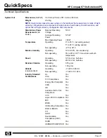 Preview for 11 page of HP Compaq 6710s Specification