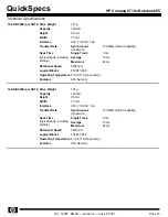 Preview for 15 page of HP Compaq 6710s Specification