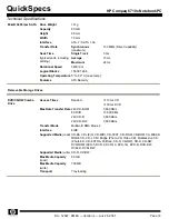 Preview for 16 page of HP Compaq 6710s Specification