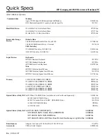 Preview for 11 page of HP COMPAQ DX2280 Quickspecs