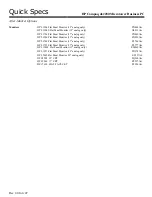 Preview for 12 page of HP COMPAQ DX2280 Quickspecs