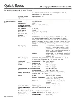 Preview for 25 page of HP COMPAQ DX2280 Quickspecs