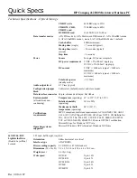 Preview for 27 page of HP COMPAQ DX2280 Quickspecs