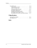 Preview for 10 page of HP Compaq NC6110 Hardware And Software Manual