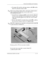 Preview for 121 page of HP Compaq NC6110 Maintenance And Service Manual