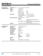 Preview for 17 page of HP Compaq NC6140 Specification