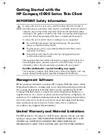 Preview for 3 page of HP Compaq t5000 Series Getting Started Manual