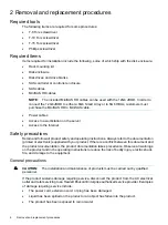 Preview for 6 page of HP D3600 Maintenance And Service Manual