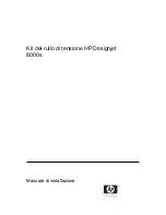 Preview for 38 page of HP Designjet 8000s Series Installation Manual