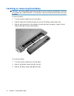 Preview for 18 page of HP dv2z - Pavilion - Notebook User Manual