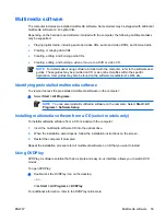 Preview for 61 page of HP DV3610EA User Manual