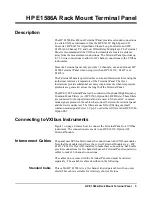 Preview for 5 page of HP E1586A User Manual