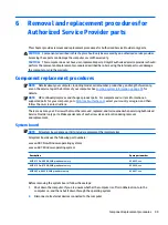 Preview for 59 page of HP EliteBook 725 G3 Series Maintenance And Service Manual