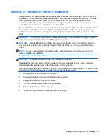 Preview for 53 page of HP G62-300 - Notebook PC User Manual