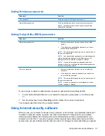 Preview for 59 page of HP G62-300 - Notebook PC User Manual