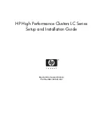 HP LC Series Setup And Installation Manual preview