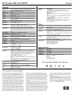 Preview for 2 page of HP M9340f - pavilion - elite Specifications