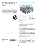 HP MSM466-R Quick Start Manual preview