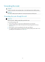 Preview for 16 page of HP MSR1002-4 Installation Manual