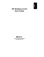 Preview for 1 page of HP NetServer E 45 User Manual