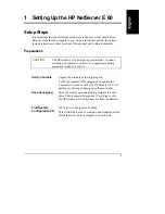 Preview for 7 page of HP NetServer E60 Installation Manual