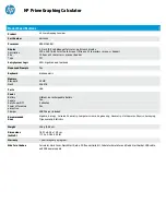 Preview for 2 page of HP NW280AA Specifications