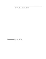 HP Pavilion 2159m User Manual preview