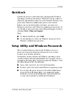 Preview for 112 page of HP Pavilion DV1227 Hardware And Software Manual