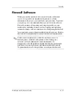 Preview for 122 page of HP Pavilion DV1227 Hardware And Software Manual