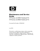 HP Pavilion dv8300 Maintenance And Service Manual preview