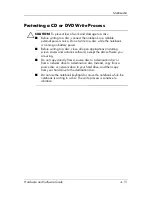 Preview for 94 page of HP Pavilion zv6000 - Notebook PC Hardware And Software Manual